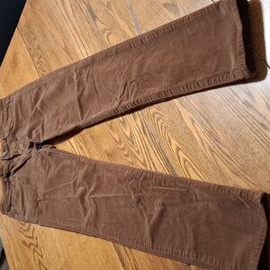 KUT FROM THE KLOTH PANTS Womens 6 BROWN CORDUROY  Preowned Used